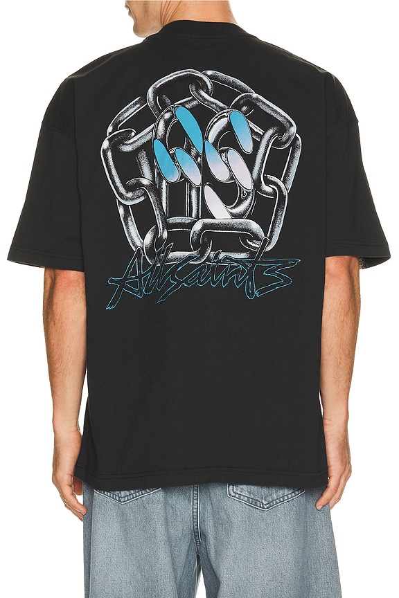 view 2 of 4 Affix Tee in Washed Black