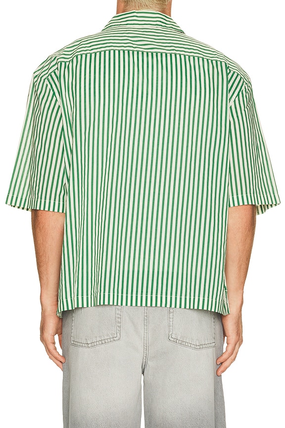 view 2 of 5 CHEMISE CHOPIN in Green & White