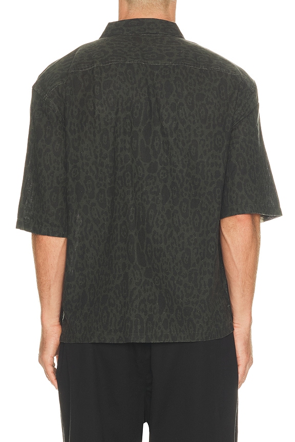 view 2 of 4 CHEMISE LEOPARDO in Iron Black