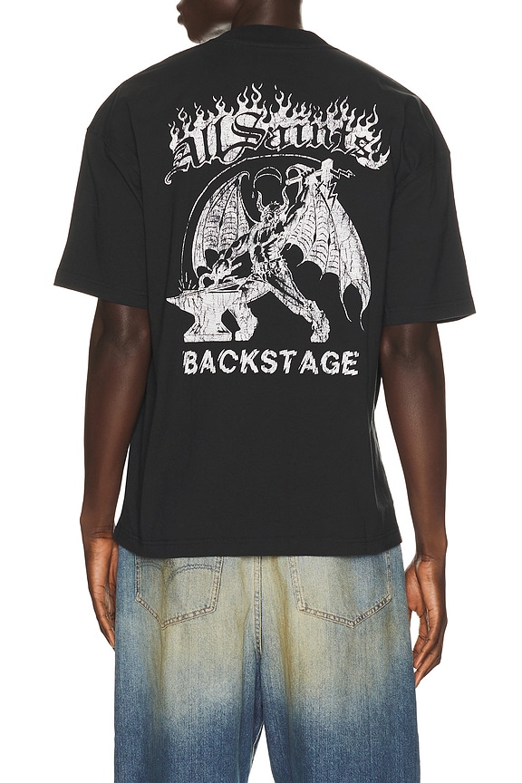 view 2 of 4 Repeat Short Sleeve Tee in Washed Black