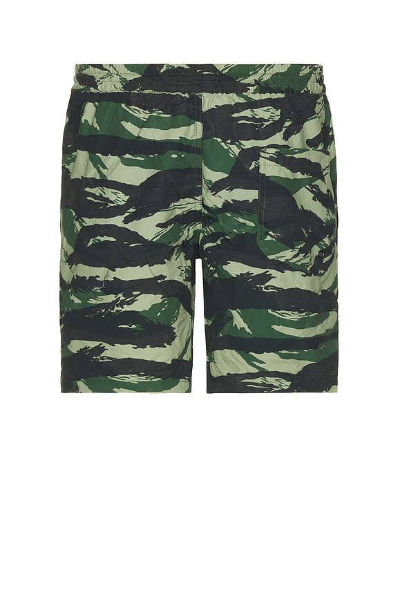 view 3 of 4 스윔 숏 in Khaki Green & Green