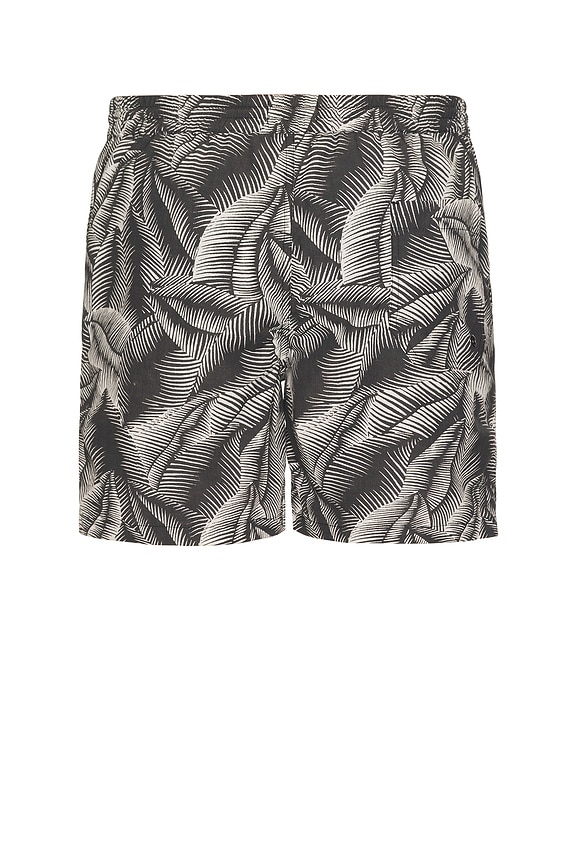 view 2 of 4 Marseille Swim Shorts in Jet Black & Optic White