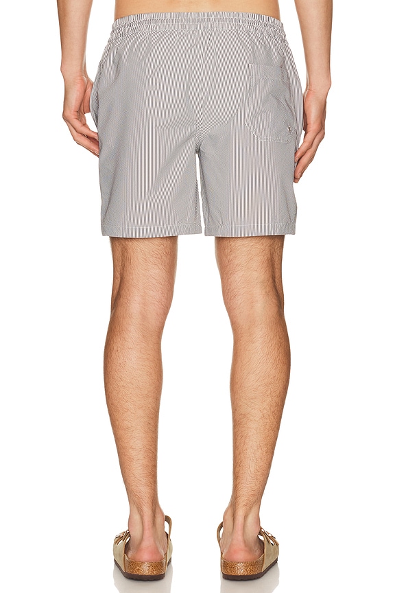 view 2 of 5 SHORT DE BAIN CIPER in Chalk White & Blue