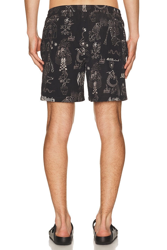 view 2 of 4 SHORT DE BAIN TERRA in Washed Black