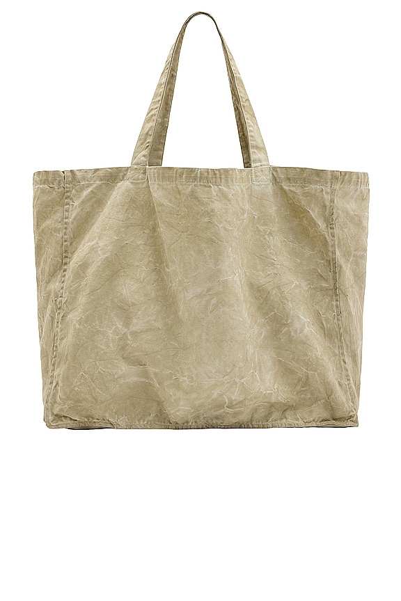 view 2 of 4 Large Tierra Totebag in Taupe & Jet Black