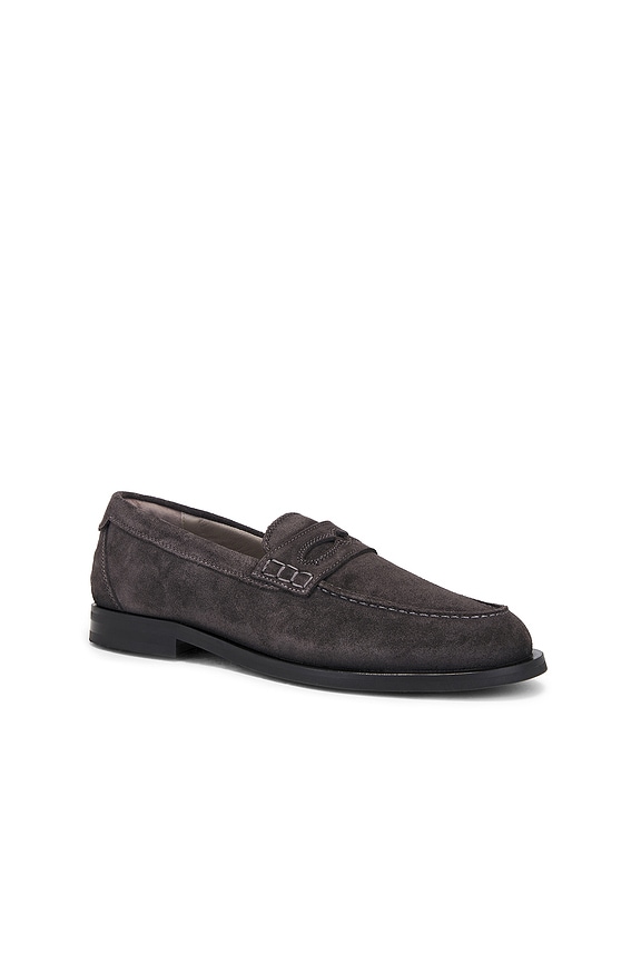 view 2 of 5 Harmon Suede Loafer in Charcoal Grey