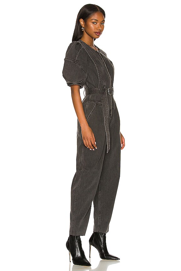 view 2 of 4 Elektra Jumpsuit in Washed Black