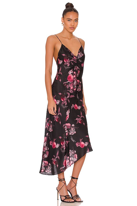 view 2 of 3 VESTIDO ALEXIA in Dark Cherry Pink