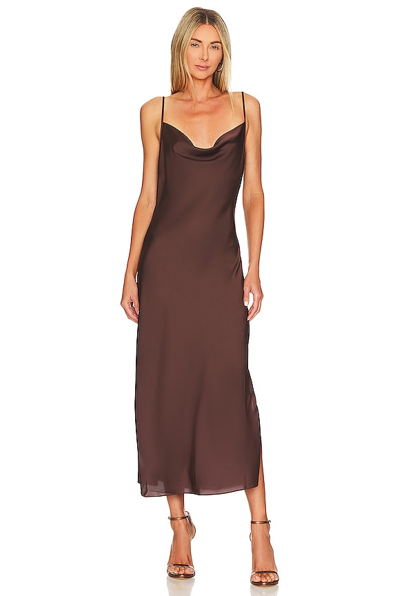 view 2 of 4 Hadley Dress in Bitter Brown