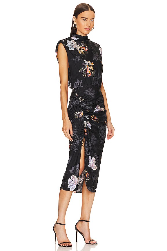 view 2 of 3 VESTIDO ISA LILLY in Blue & Black