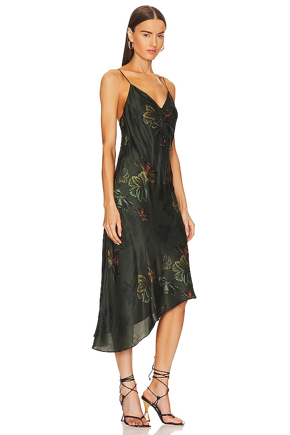view 2 of 3 Alexia Lilly Dress in Forest Green