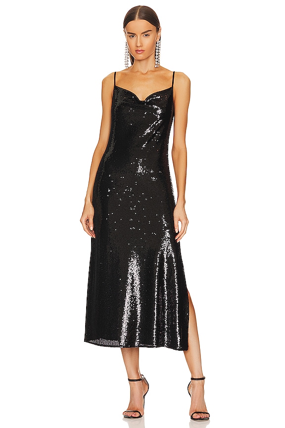view 1 of 4 ROBE HADLEY SEQUIN in Black