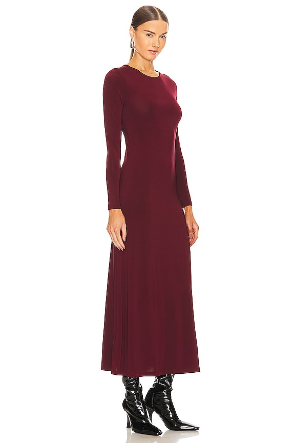 view 2 of 4 VESTIDO KATLYN in Winter Orchid Red