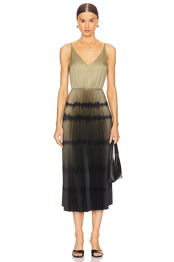 view 2 of 4 CURTIS OMBRE ドレス in Khaki Green