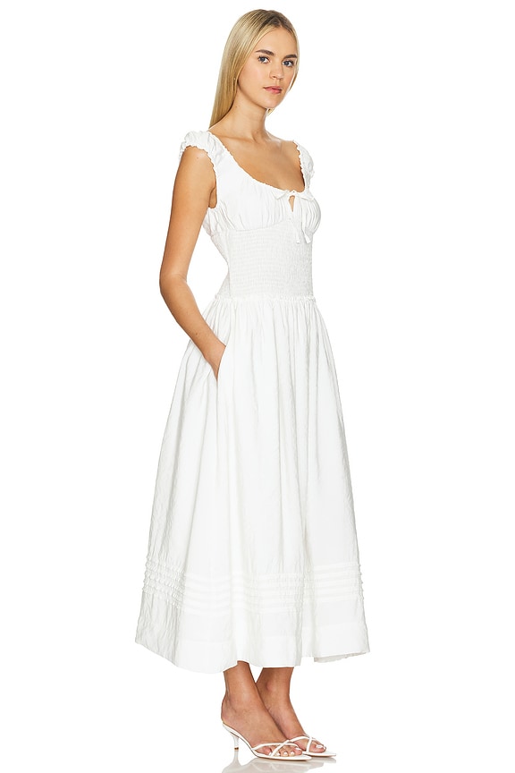 view 2 of 3 Eliza Maxi Dress in Chalk White
