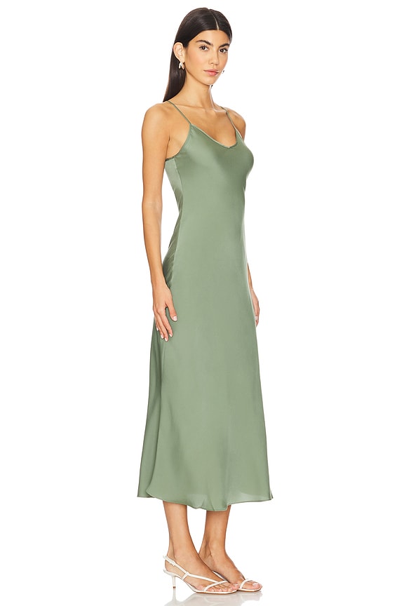 view 2 of 3 Bryony Dress in Oil Green