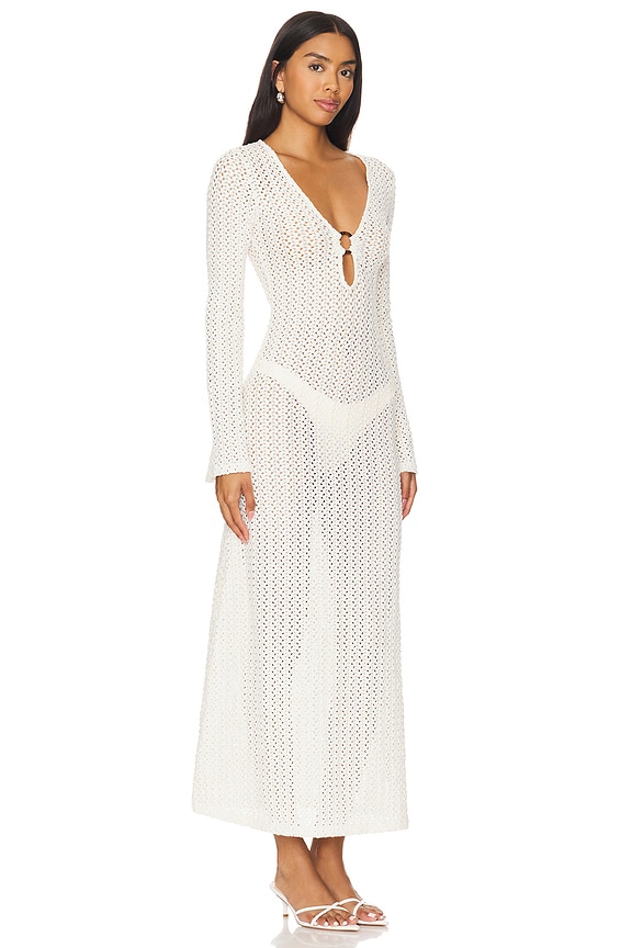 view 2 of 3 ПЛАТЬЕ KARMA in Chalk White