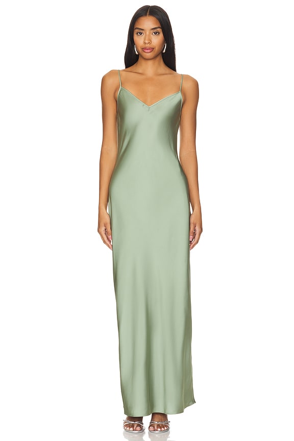 view 2 of 4 VESTIDO HAYES in Oil Green