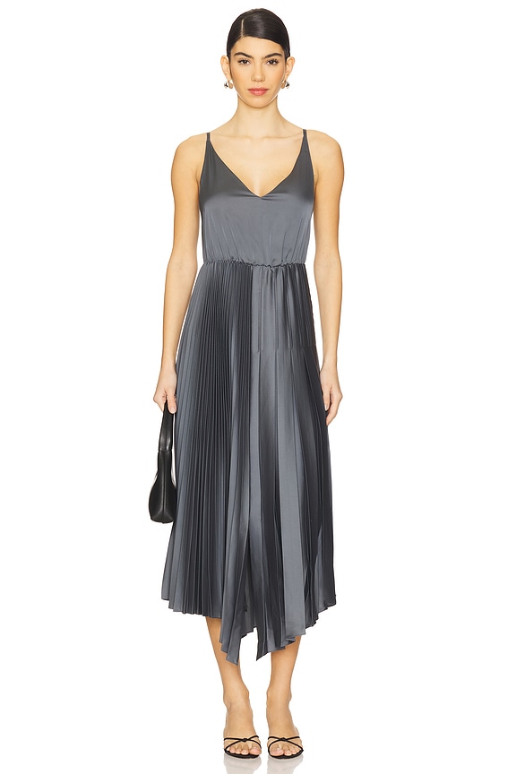 view 2 of 4 Adriana Dress in Turbulence Grey