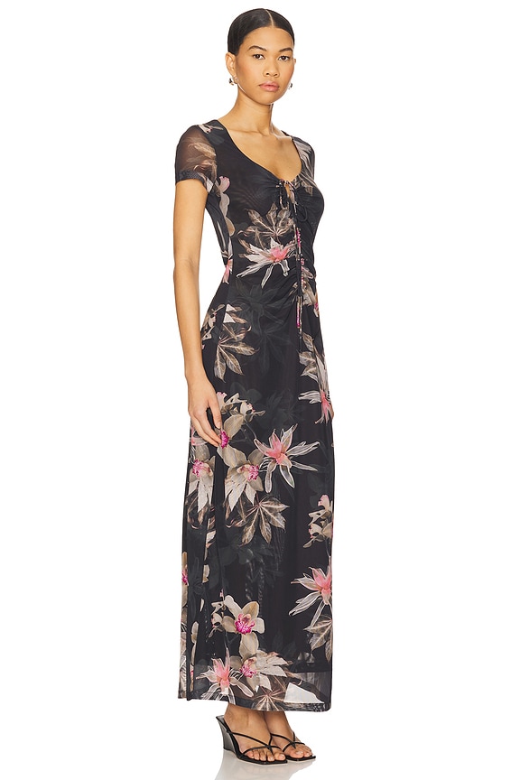 view 2 of 3 Gabby Mesh Dress in Adena Black