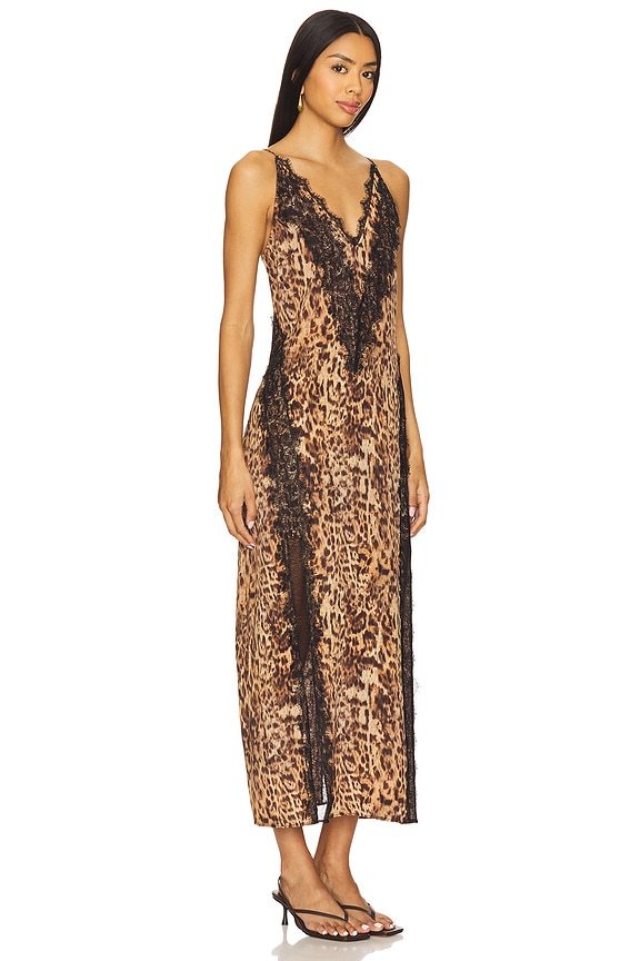 view 2 of 3 Melia Dress in Evia Golden Brown