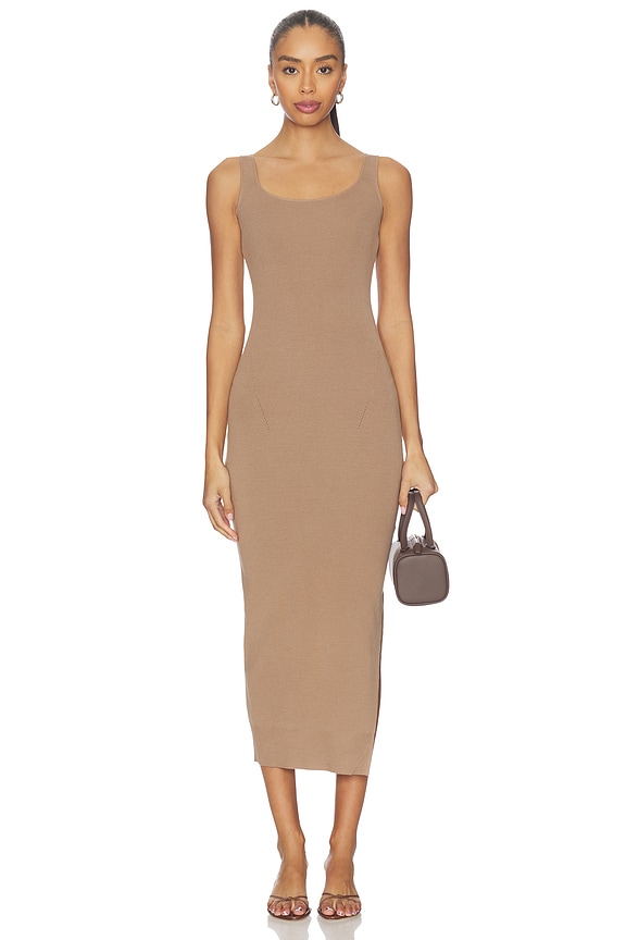 view 2 of 4 VESTIDO DINAH in Pine Bark Brown