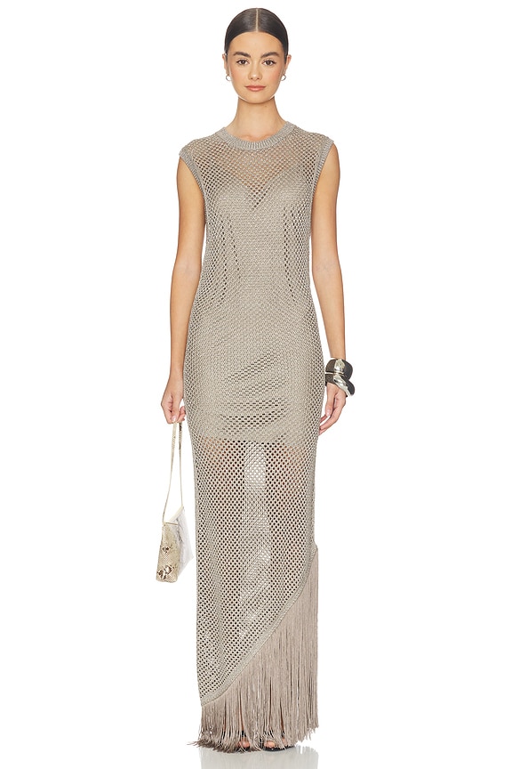 view 1 of 4 VESTIDO JESSIE in Pebble Grey