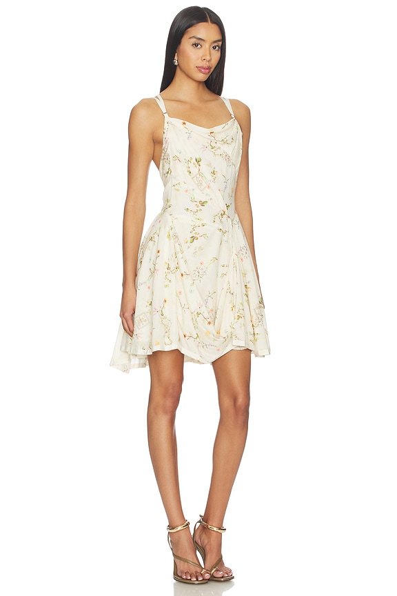 view 2 of 3 Claire Mini Dress in Carmel Off White
