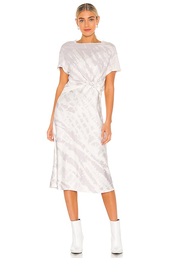 view 1 of 4 2 in 1 Knot Tie Dye Dress in Lavender