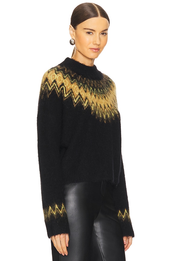 view 2 of 4 Clyde Funnel Neck in Black