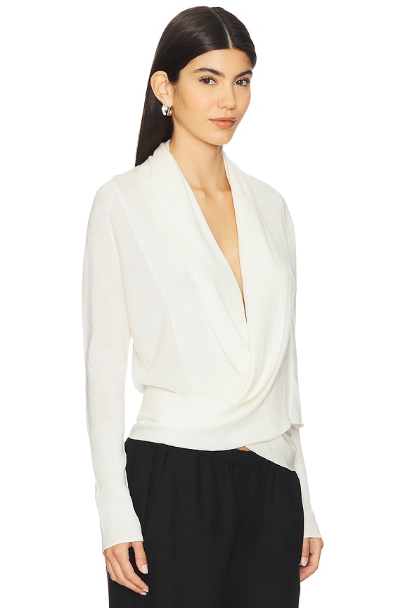 view 2 of 4 GILET WASSON in Chalk White