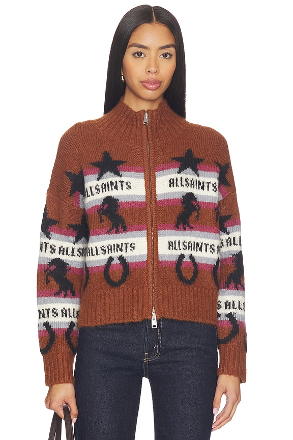 view 2 of 5 GILET EPONA in Cognac Brown