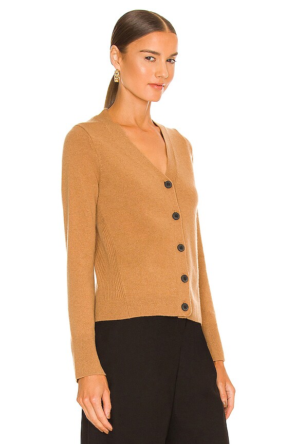 view 2 of 4 Miranda Cashmere Cardi in Camel Brown