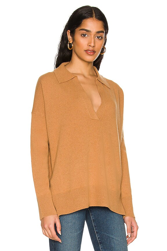 view 2 of 4 Ollar Cashmere Sweater in Camel Brown