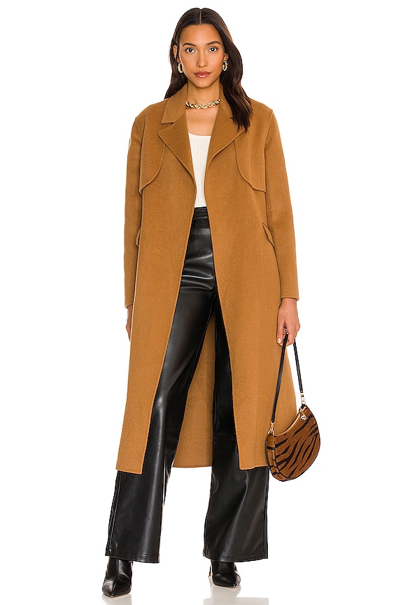 ALLSAINTS Bree Coat in Caramel Brown | REVOLVE