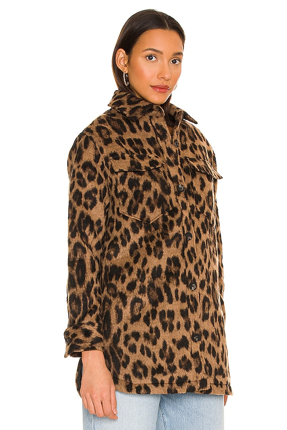 view 2 of 4 Sophie Leopard Jacket in Brown