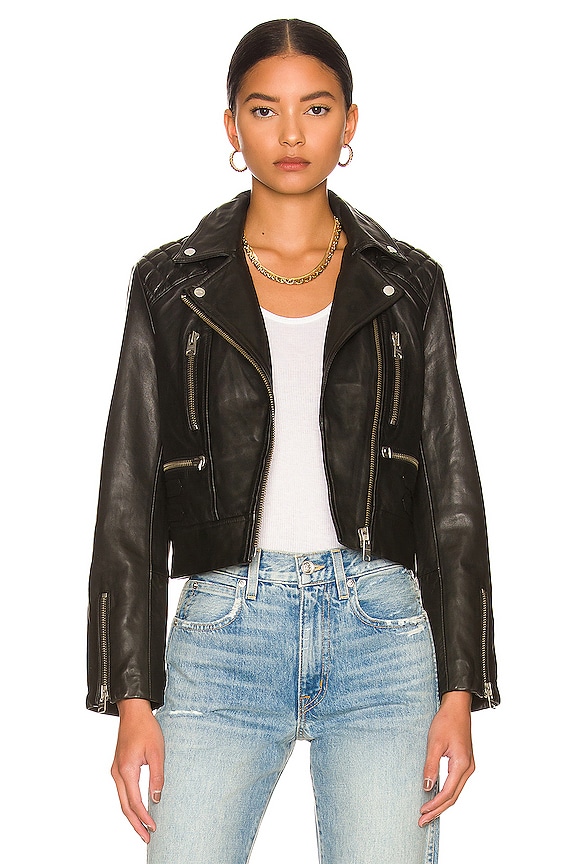 ALLSAINTS Sulby Biker Jacket in Black | REVOLVE