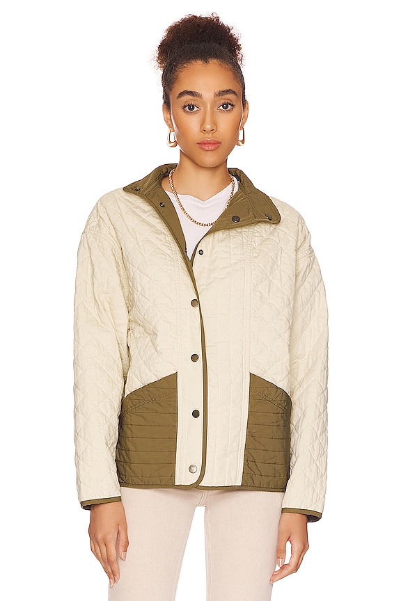 view 2 of 5 CHAQUETA MADISON in White & Khaki