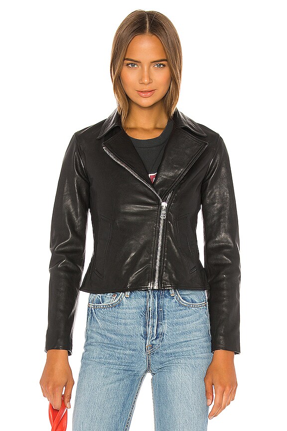 view 2 of 5 CHAQUETA MOTO VELA in Black