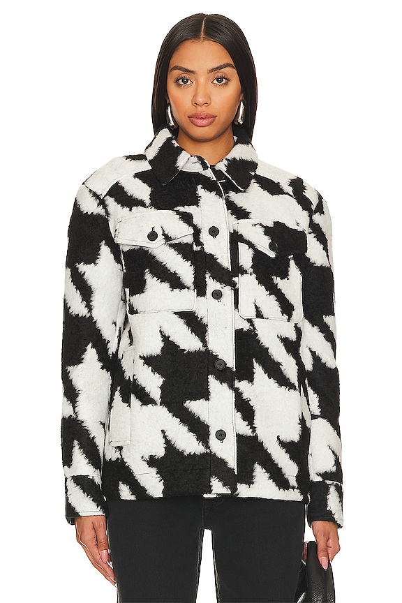 view 2 of 5 Rosey Mono Jacket in Black & White