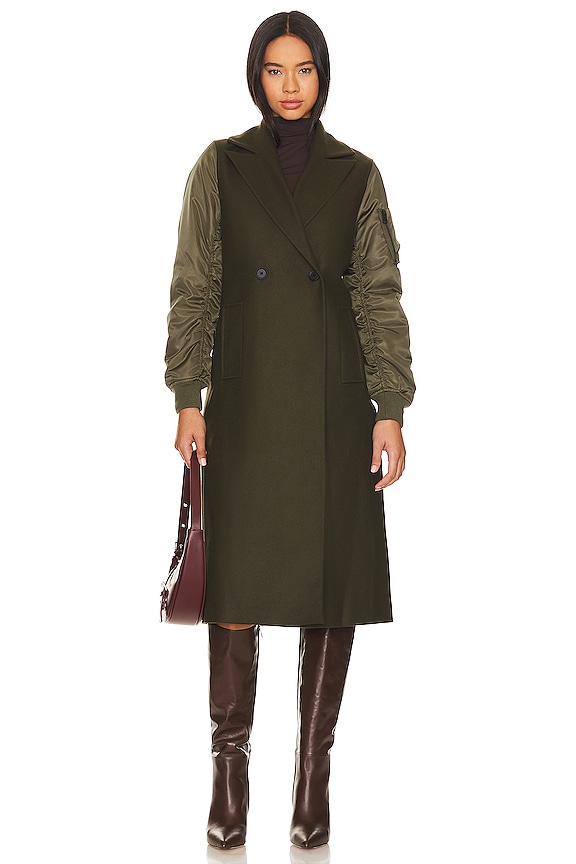 view 2 of 4 ABRIGO PAULAH in Khaki Green