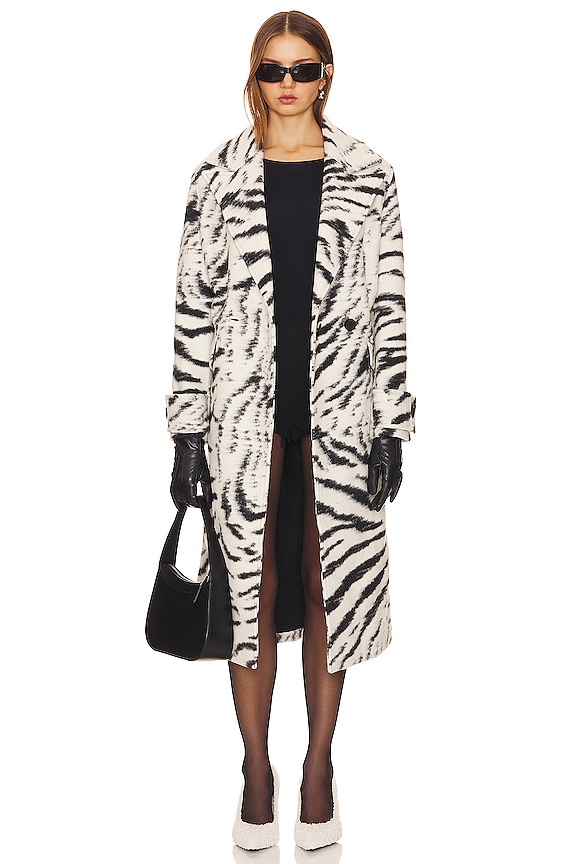 view 2 of 4 MABEL コート in Black & White