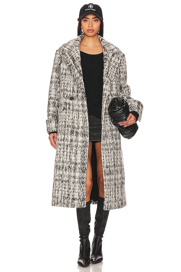 view 2 of 5 ПАЛЬТО MABEL in Black & White