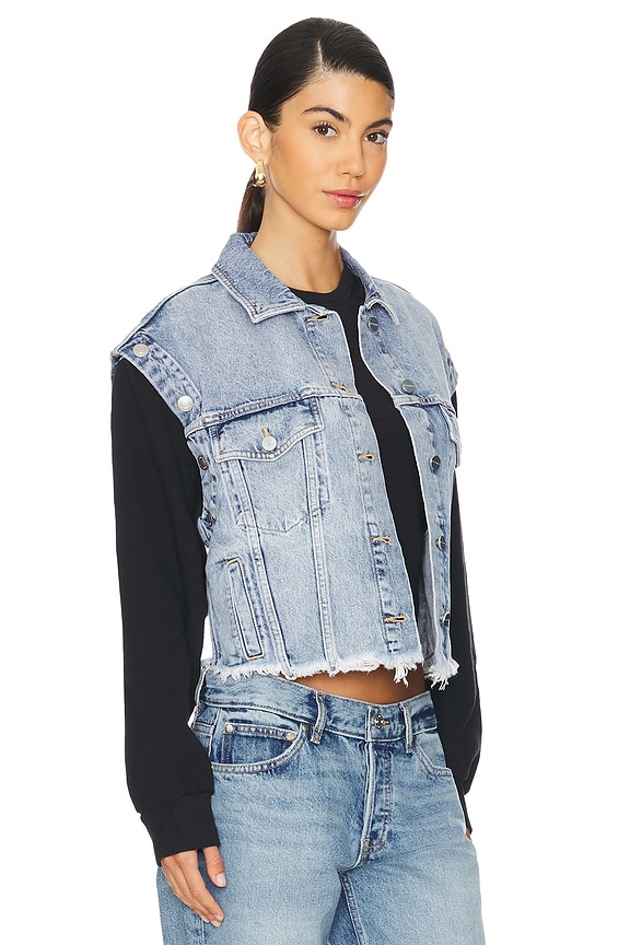 view 2 of 4 Chlo Jacket in Light Indigo & Navy