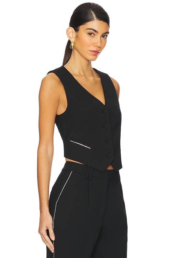 view 2 of 5 Atlas Krys Waistcoat in Black