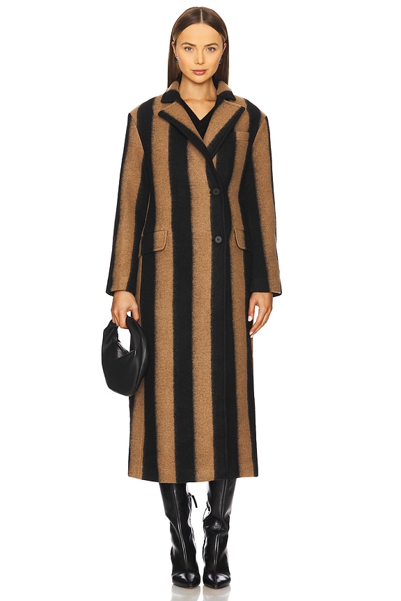 view 2 of 4 James Coat in Brown & Black