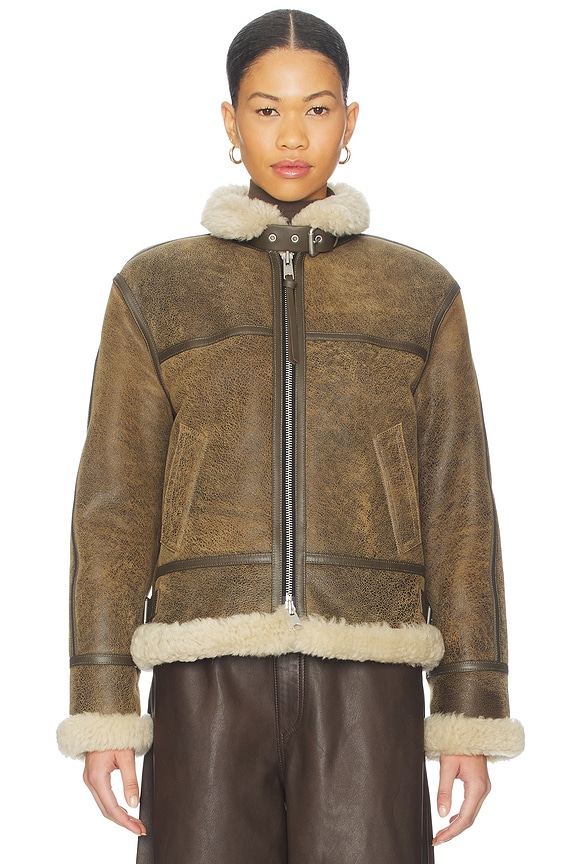 view 2 of 5 CHAQUETA LOREL in Vintage Brown