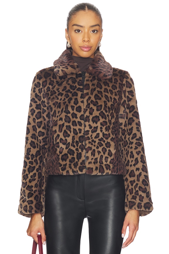 view 2 of 6 CHAQUETA SAYE in Leopard Brown