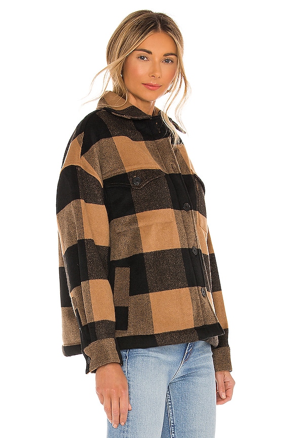 view 2 of 4 CHAQUETA LUELLA in Brown & Black