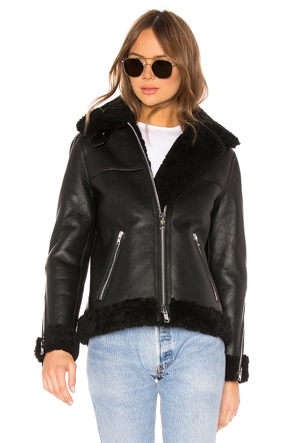 view 2 of 5 Jaya Shearling Jacket in Black